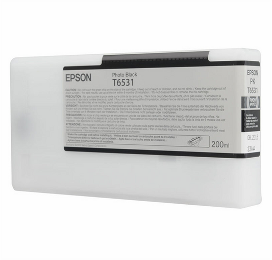 Epson photo black ink cartridge on a white background