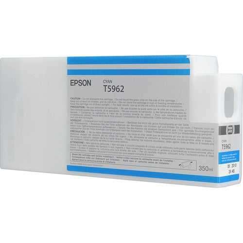 Epson ink cartridge with label on a white background