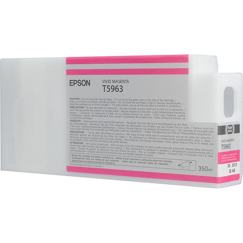 Epson Vivid Magenta ink cartridge packaging on a white background