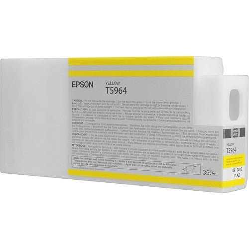 Epson yellow ink cartridge packaging on a white background