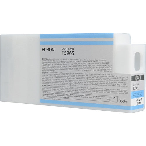 Epson light cyan ink cartridge packaging on a white background