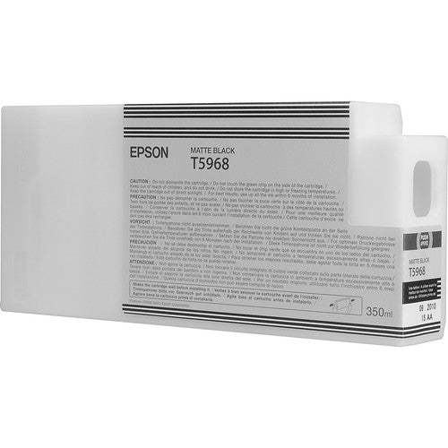 Epson matte black ink cartridge packaging with label