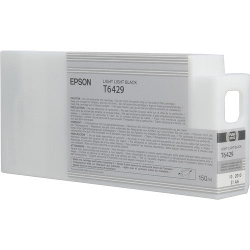 Epson light light black ink cartridge T6429 on a white background