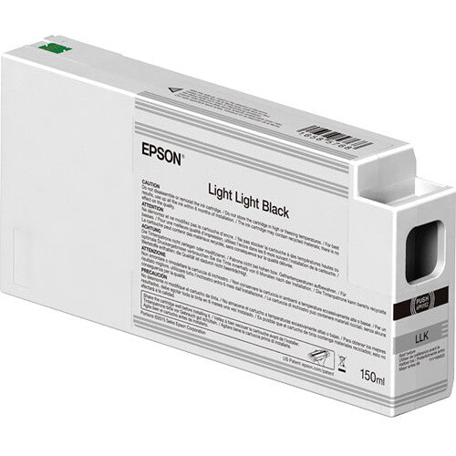 Epson light light black ink cartridge on a white background