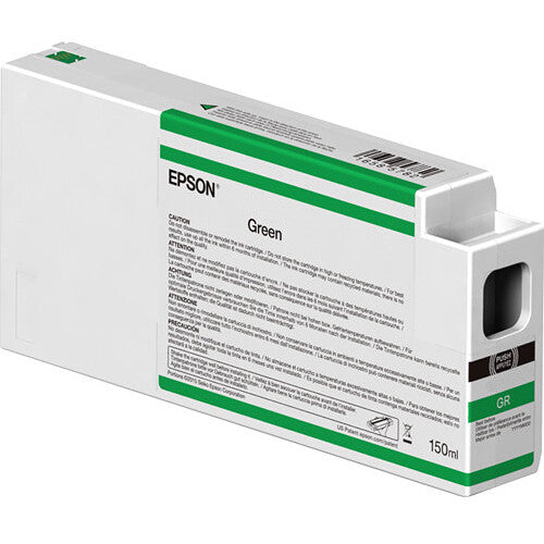 Epson green ink cartridge packaging on a white background