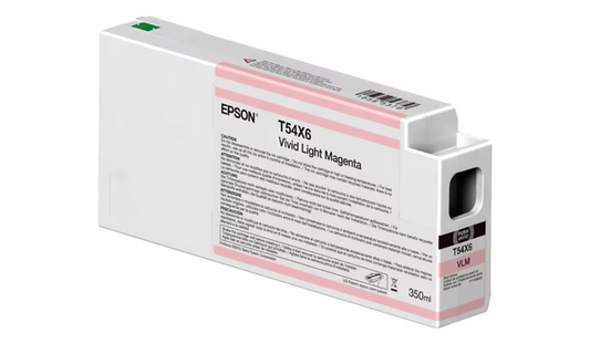 Epson T54X6 Vivid Light Magenta ink cartridge packaging on a white background