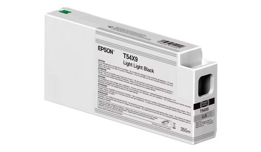 Epson T54X9 light light black ink cartridge on a white background