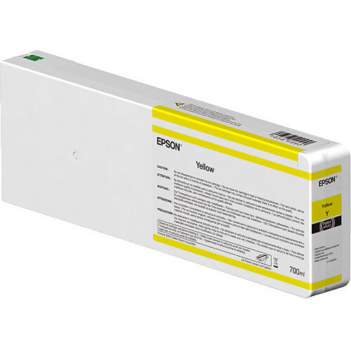 Epson yellow ink cartridge packaging on a white background