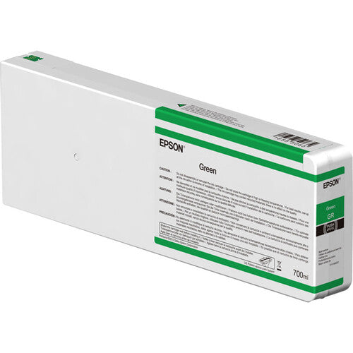 Epson green ink cartridge packaging on a white background
