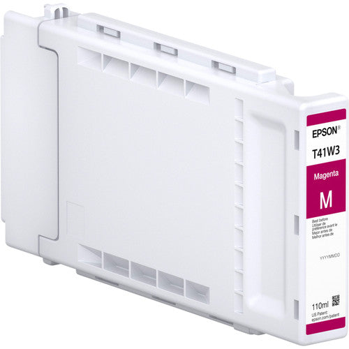 Epson magenta ink cartridge on a white background