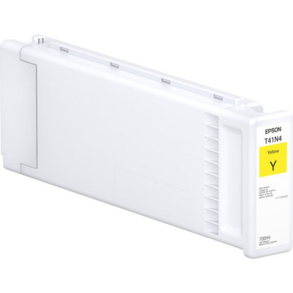 Epson yellow ink cartridge on a white background