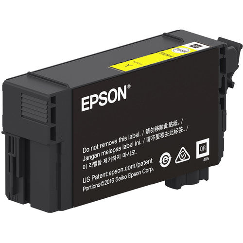 Epson ink cartridge on a white background