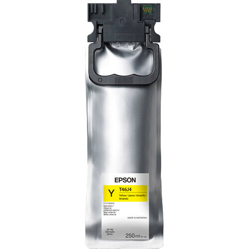 Epson yellow ink cartridge on a white background