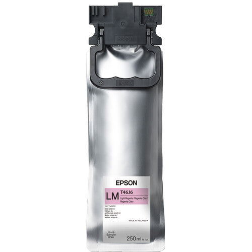 Epson ink cartridge with label on a white background