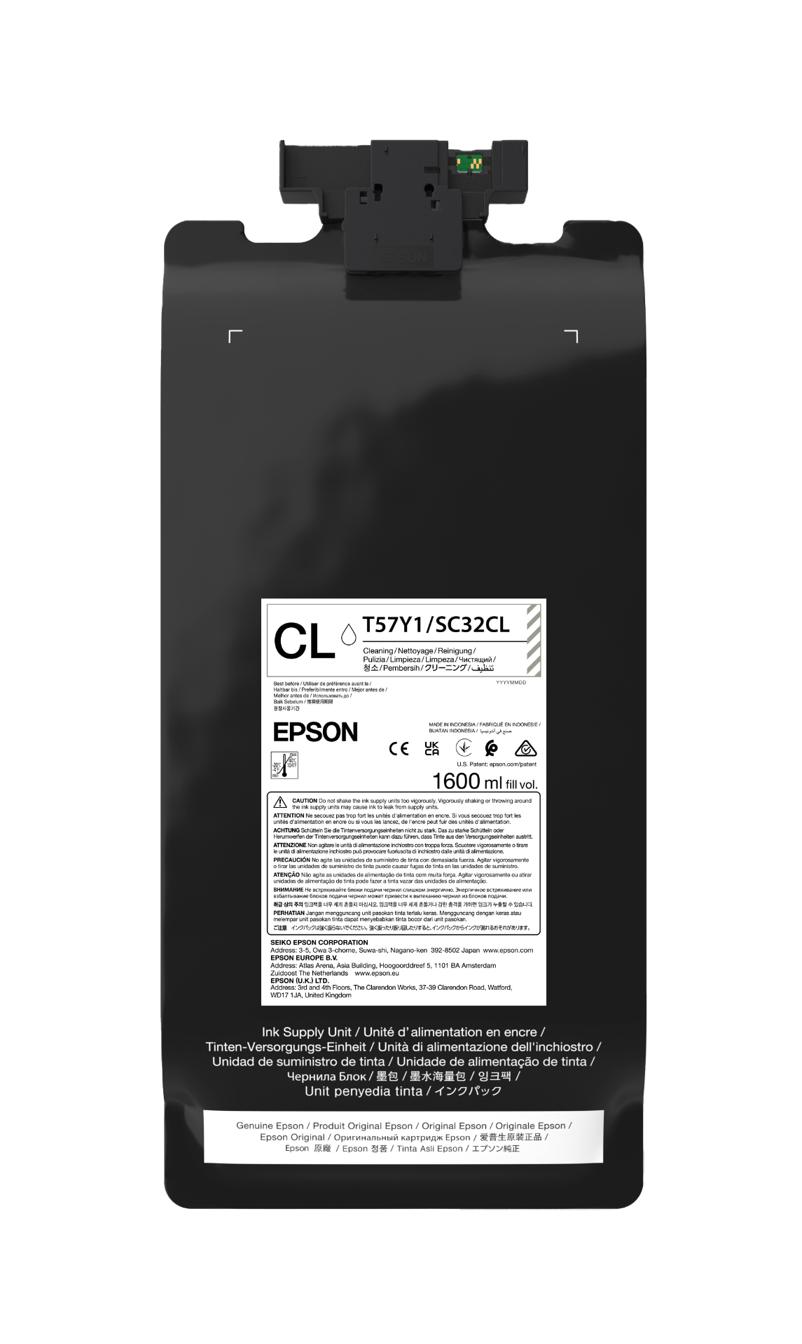 Epson 1.6L UltraChrome DF Cleaning Liquid for SureColor G6070 DTF Printer