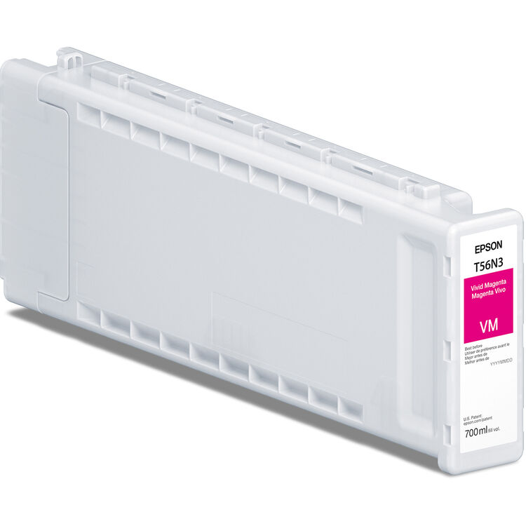 Epson 700ml T56N UltraChrome PRO10 Ink for SureColor P7370/P9370 Printer - Vivid Magenta