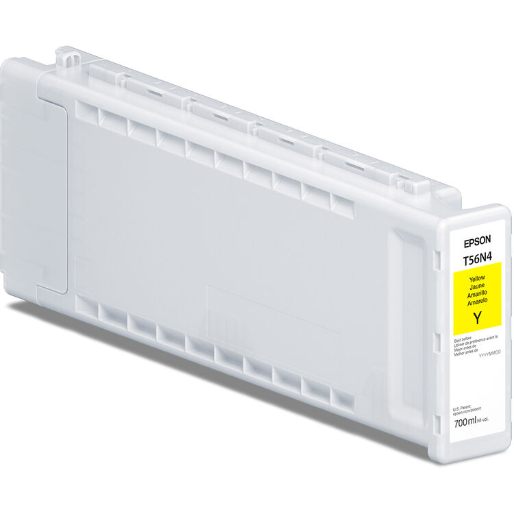Epson 700ml T56N UltraChrome PRO10 Ink for SureColor P7370/P9370 Printer - Yellow