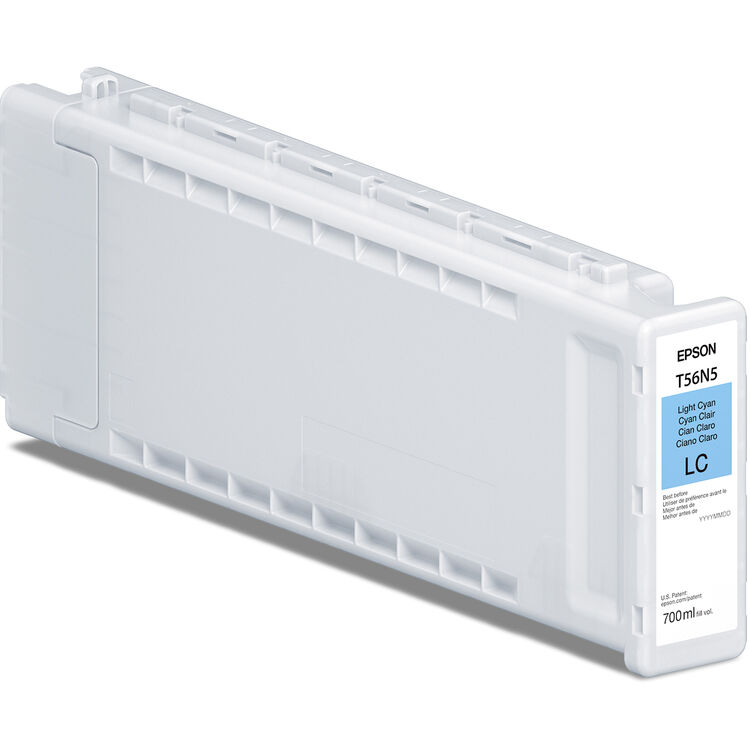 Epson 700ml T56N UltraChrome PRO10 Ink for SureColor P7370/P9370 Printer - Light Cyan