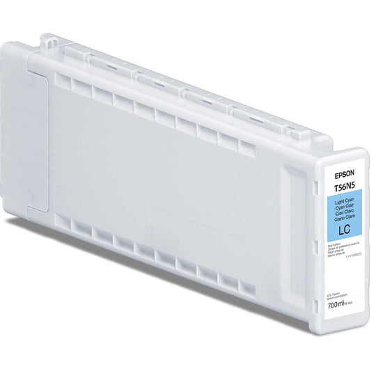 Epson 700ml T56N UltraChrome PRO10 Ink for SureColor P7370/P9370 Printer - Light Cyan