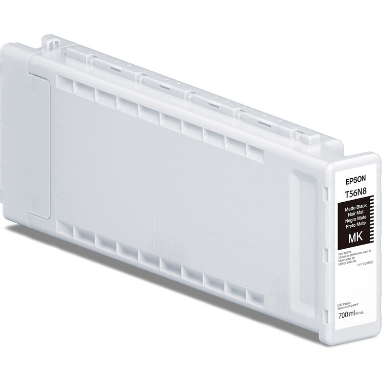 Epson 700ml T56N UltraChrome PRO10 Ink for SureColor P7370/P9370 Printer - Matte Black