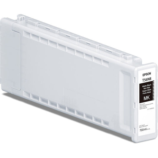 Epson 700ml T56N UltraChrome PRO10 Ink for SureColor P7370/P9370 Printer - Matte Black