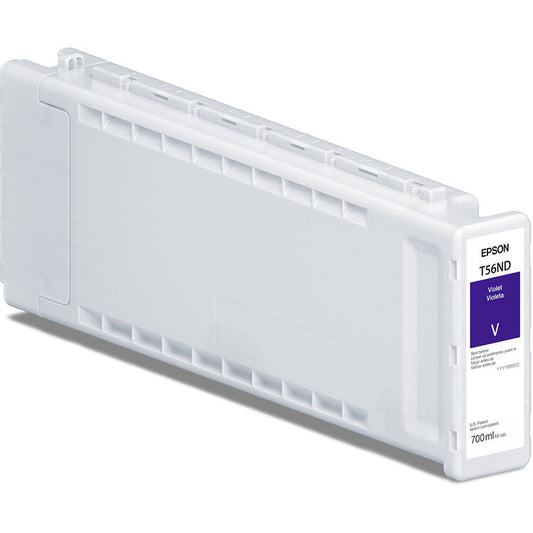 Epson 700ml T56N UltraChrome PRO10 Ink for SureColor P7370/P9370 Printer - Violet