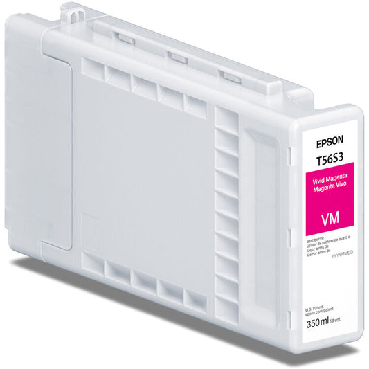 Epson 350ml T56S UltraChrome PRO10 Ink for SureColor P7370/P9370 Printer - Vivid Magenta