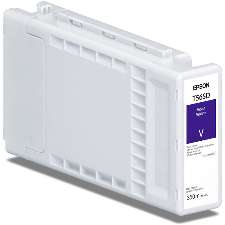 Epson 350ml T56S UltraChrome PRO10 Ink for SureColor P7370/P9370 Printer - Violet