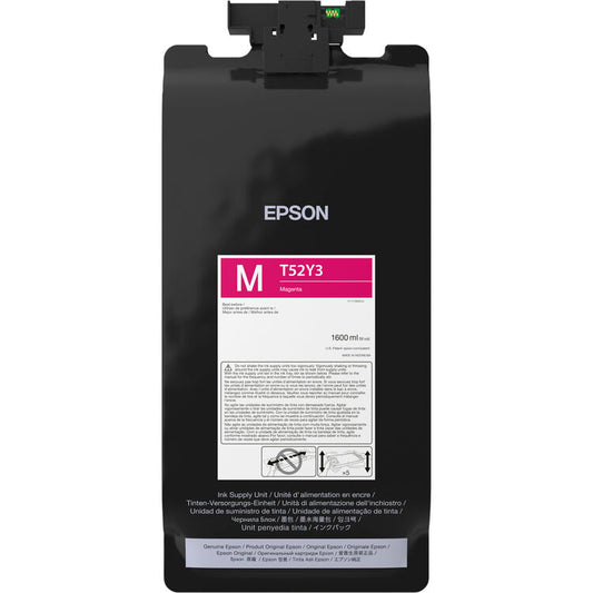Epson T52Y UltraChrome XD3 1.6L High-Capacity Bulk Ink Pack - Magenta