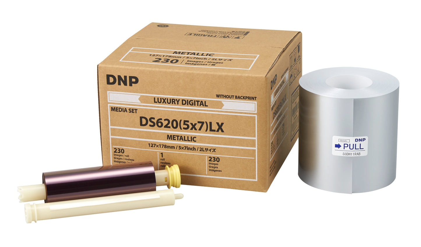 DNP Metallic Finish 5" x 7" Luxury Media for use with DS620A Printer