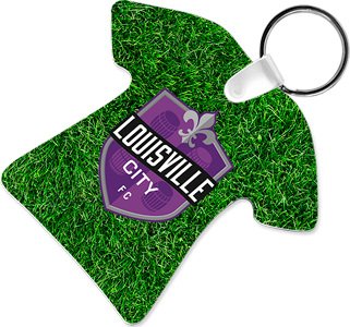 Unisub 2.5" x 2.77" Aluminum Key Chain Tee Shirt 2 Sided