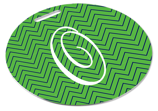 Unisub 3.5" 2 Sided Round Aluminum Bag Tags