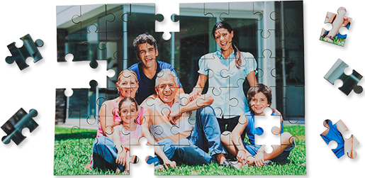 Unisub 6.88" x 9.84" MDF Jigsaw Puzzle 60 Piece