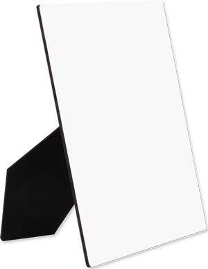 ChromaLuxe Flat Top 5" x 7" Gloss White Hardboard Photo Panel Case of 12