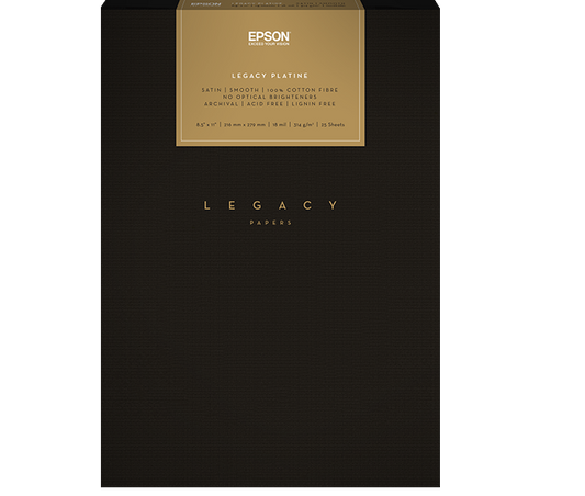 Epson Legacy Baryta II - 8.5" x 11" 25 Sheets (S450403)