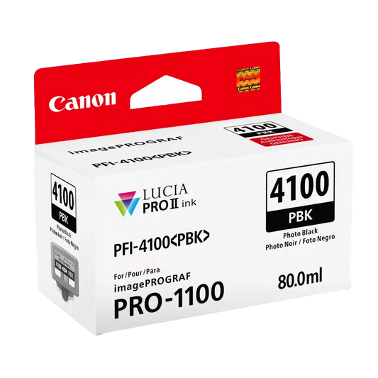 Canon 80ml PFI-4100 Ink for PRO-1100 Printer - Photo Black