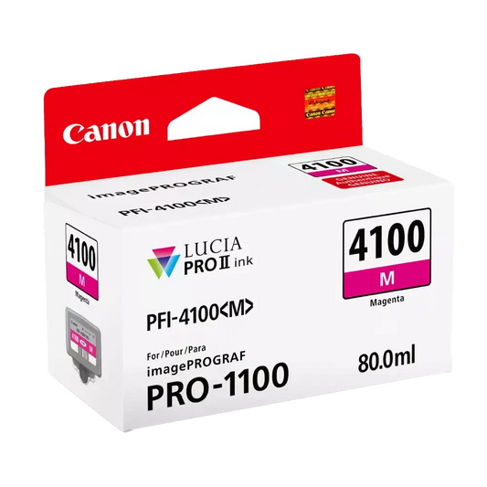 Canon 80ml PFI-4100 Ink for PRO-1100 Printer - Magenta