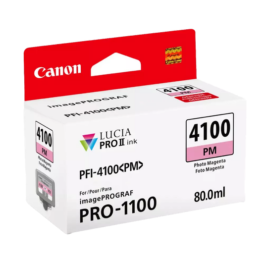 Canon 80ml PFI-4100 Ink for PRO-1100 Printer - Photo Magenta