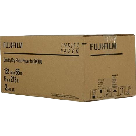 Fujifilm DX100 6" x 213' Glossy Paper 2 pack (7160489)
