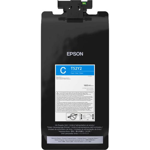 Epson T52Y UltraChrome XD3 1.6L High-Capacity Bulk Ink Pack - Cyan