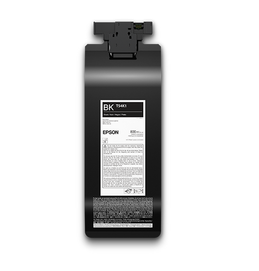 Epson DTG UltraChrome DG2 800ml High-Capacity Ink Pack - Black - for F2270 (T54K120)