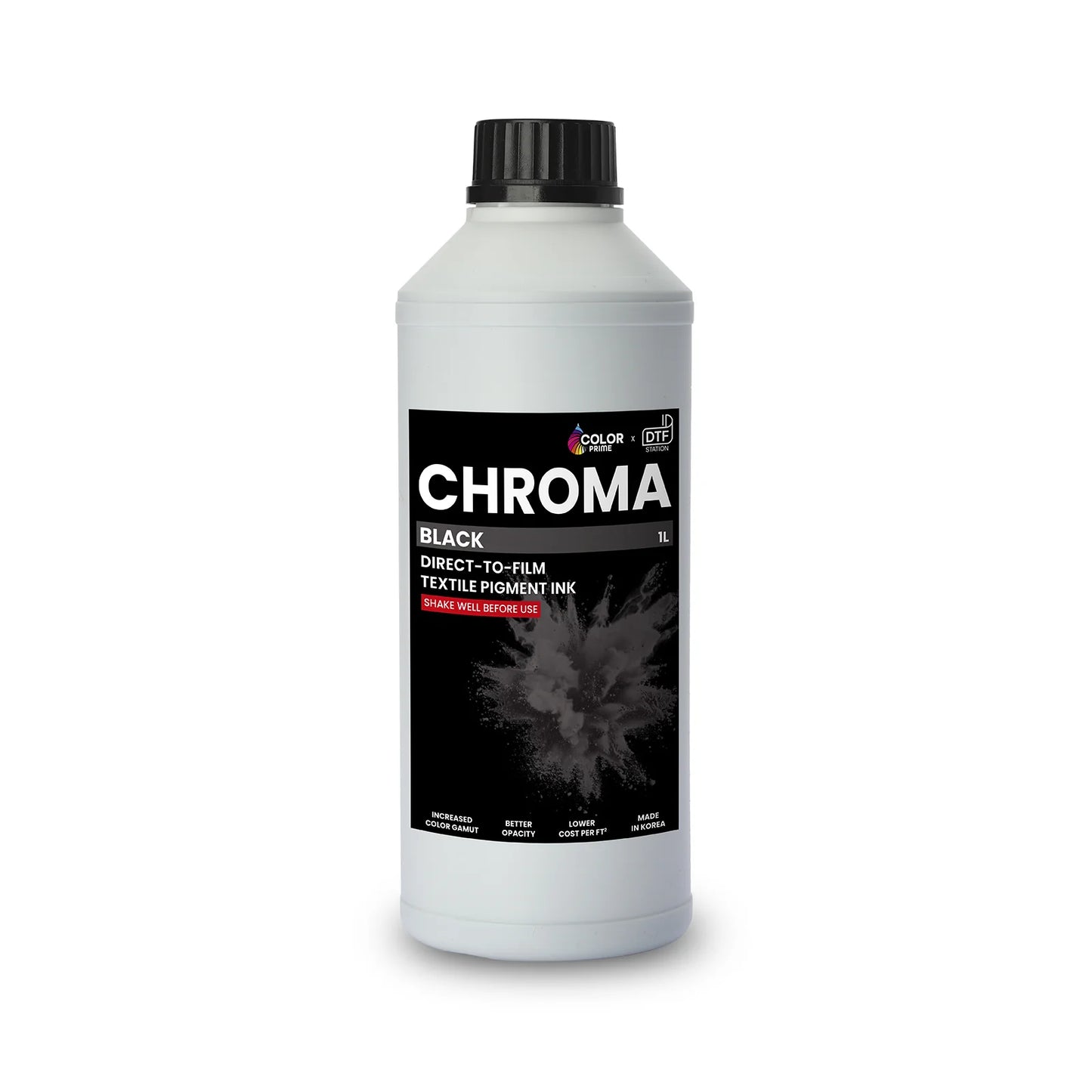 Color Prime Chroma DTF 1L Ink - Black