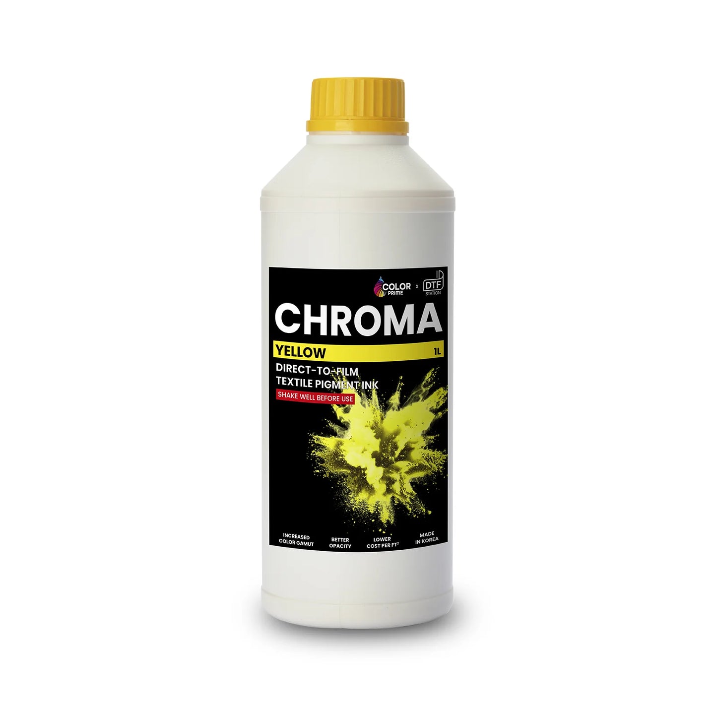 Color Prime Chroma DTF 1L Ink - Yellow