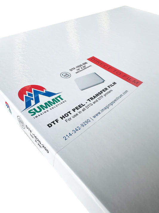 Summit DTF Hot Peel - 16in x 20in, 200 Sheets