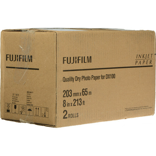 Fujifilm DX100 8" x 213' Lustre Paper 2 pack (7160502)