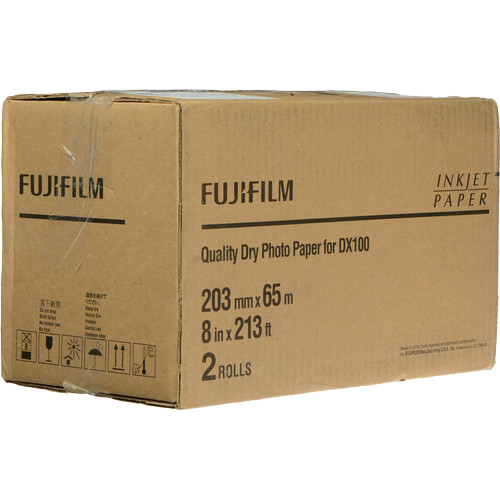 Fujifilm DX100 8" x 213' Glossy Paper 2 pack (600022725)
