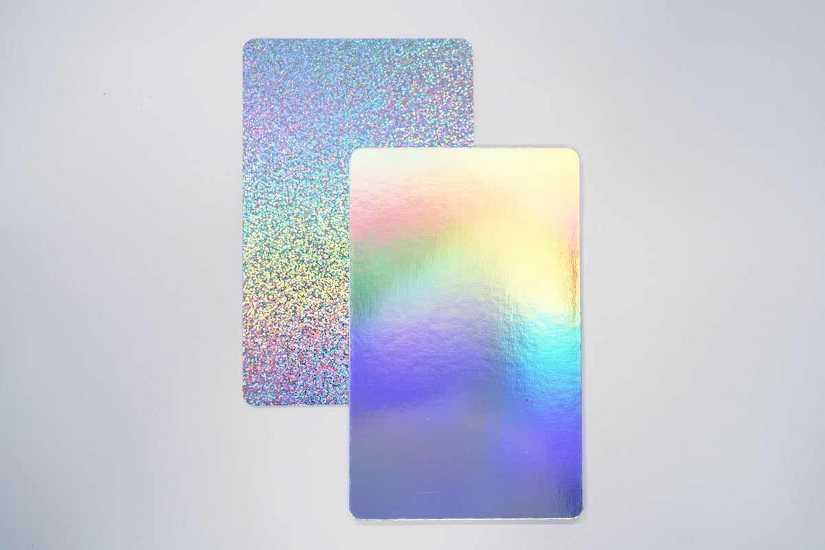 Comparison between Holographic and standard blank card for the SwiftFoto EPW200 Printer