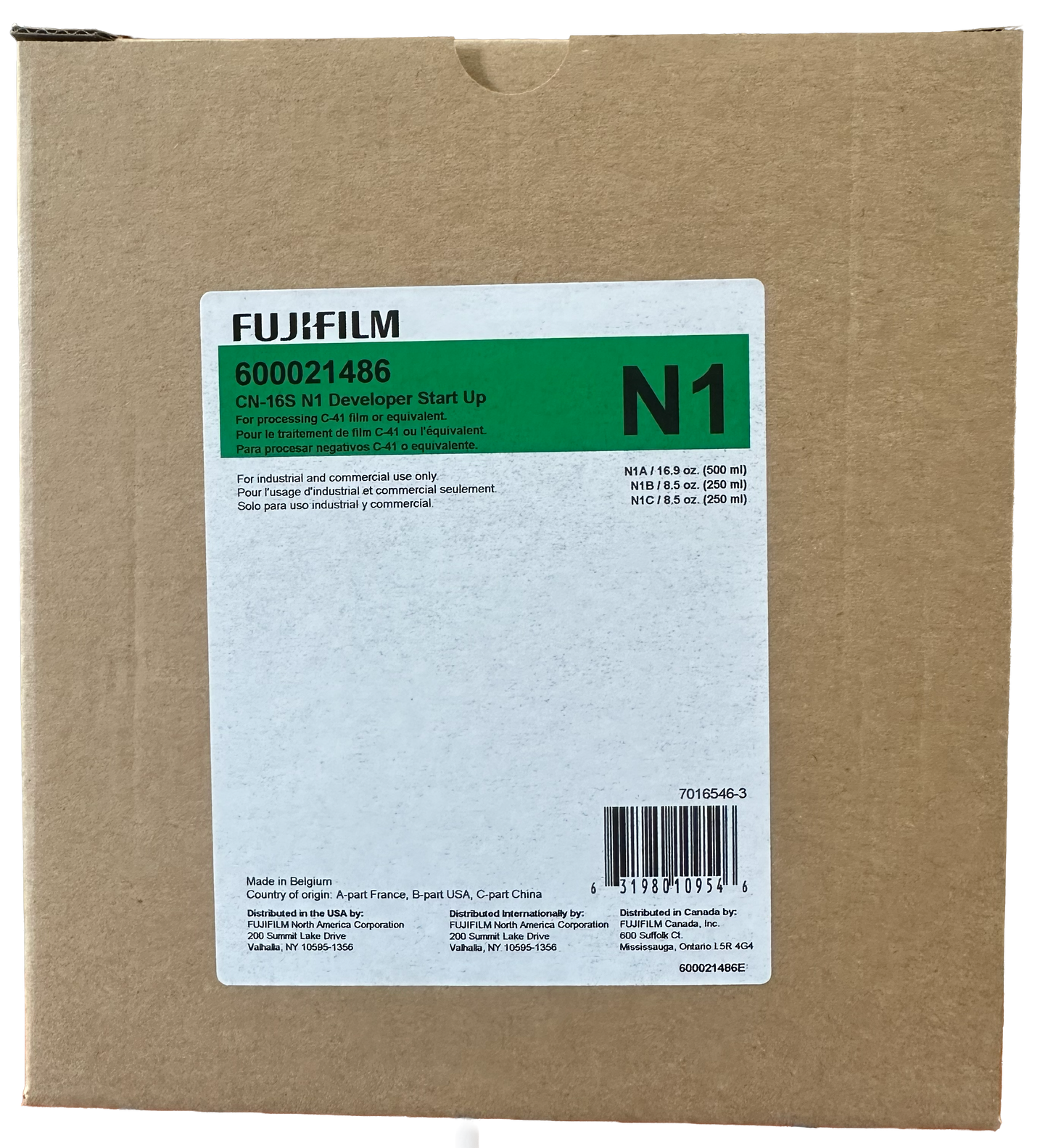 Fuji CN-16S N1-S Developer Start Up, 5.2 L