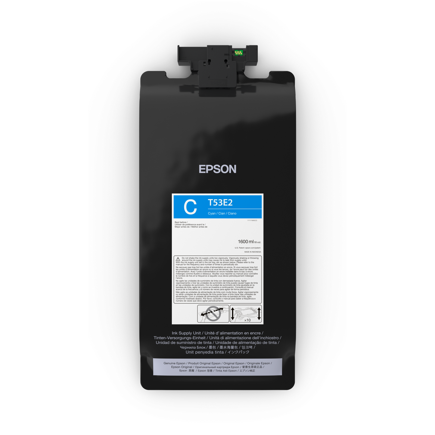 Epson 1.6L T53E UltraChrome PRO6 High Capacity Ink Pack - Cyan