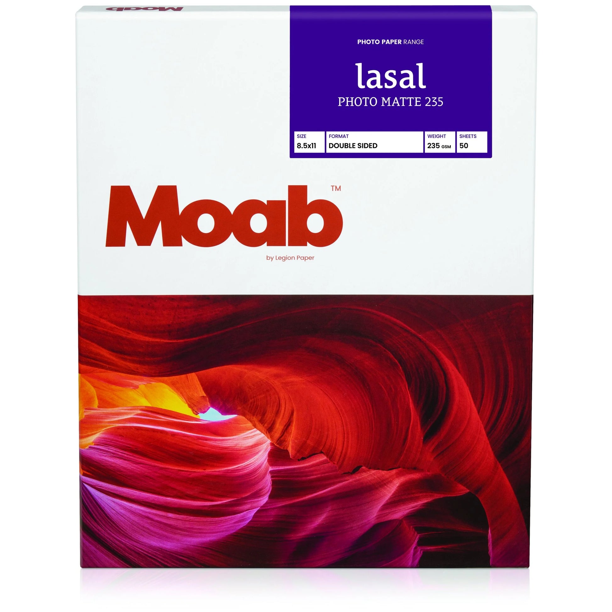 Moab Lasal Photo Matte 235gsm - 13in x 19in, 50 Sheets